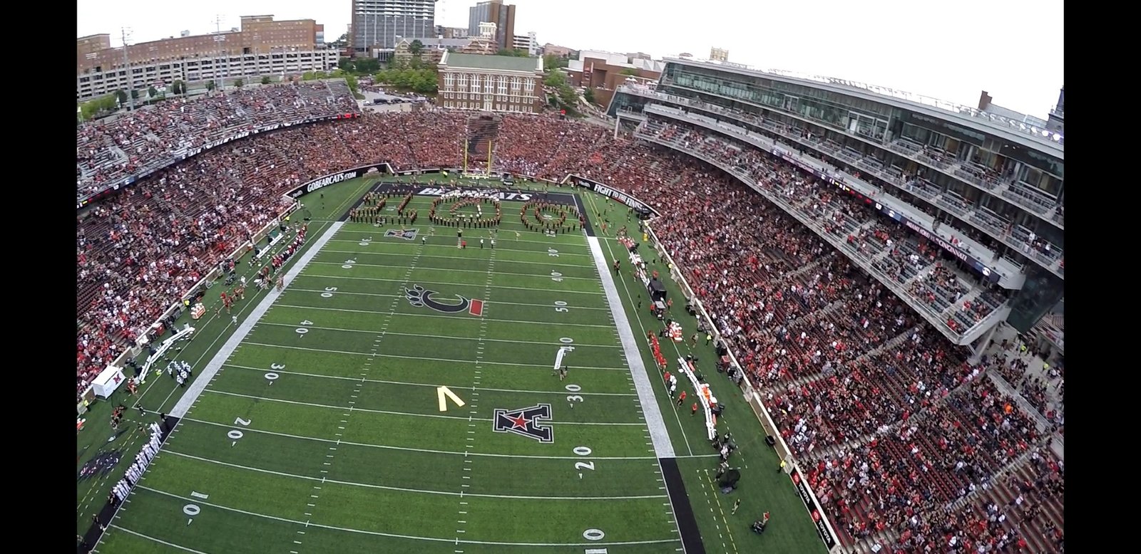 Stadium landing