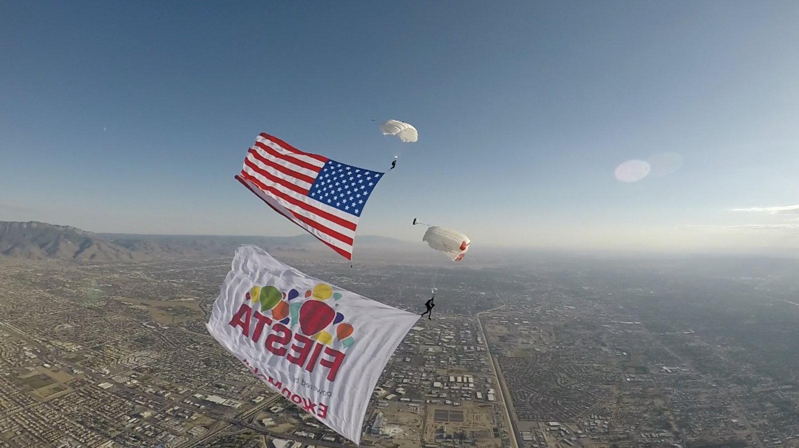 Balloon Fiesta — flag & banner