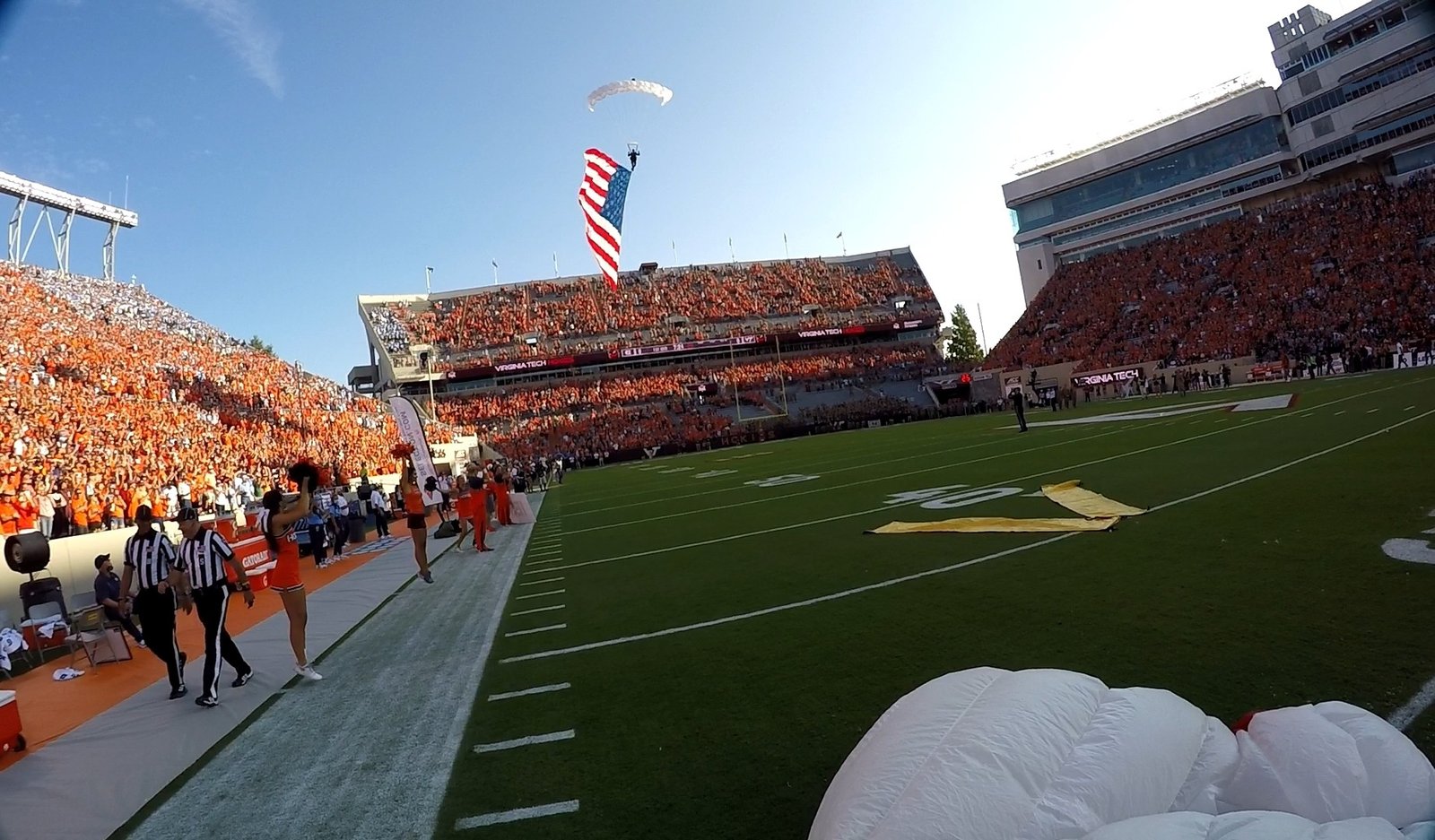 VT — flag landing